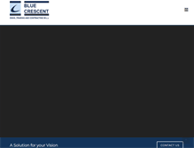 Tablet Screenshot of bluecrescentqatar.com